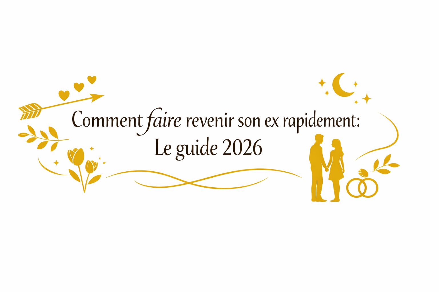 Comment faire revenir son ex rapidement: Le guide 2026 how to get your ex back quickly romance