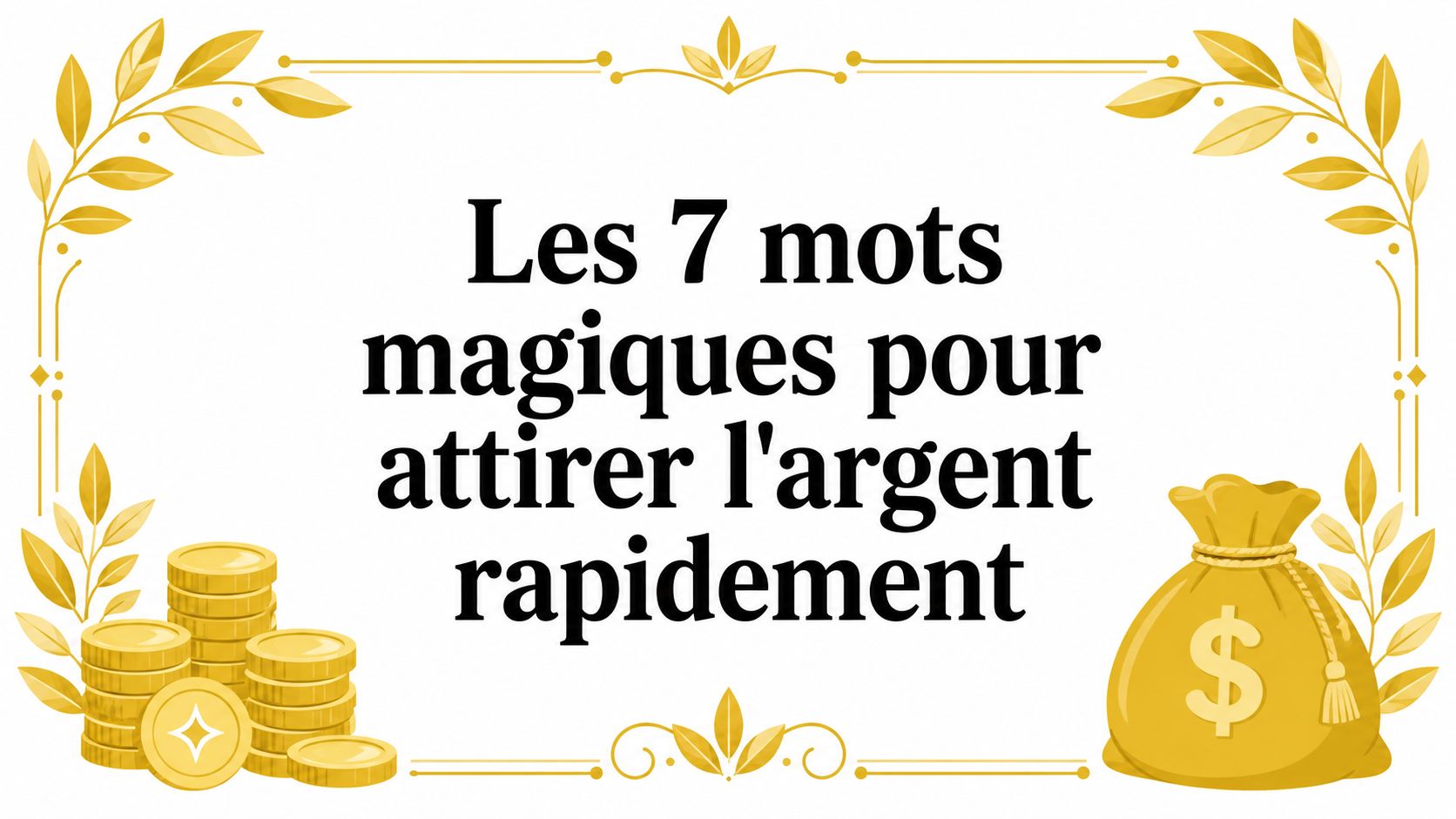 magic words to attract money quickly money bag
