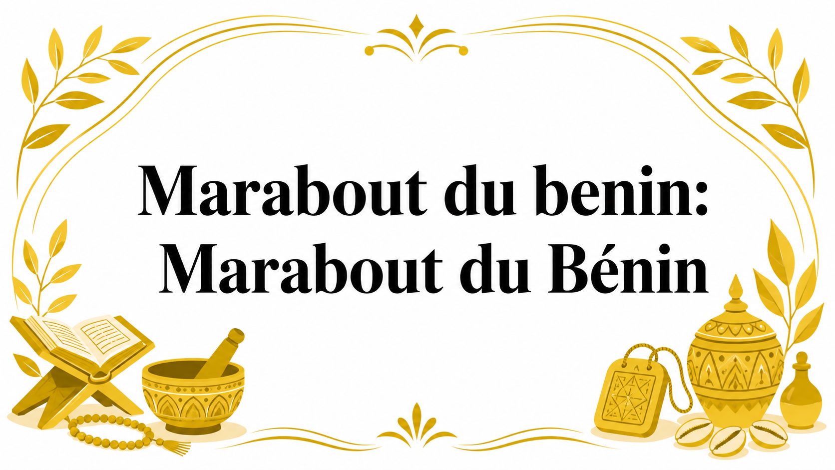 marabout of benin mystical symbols