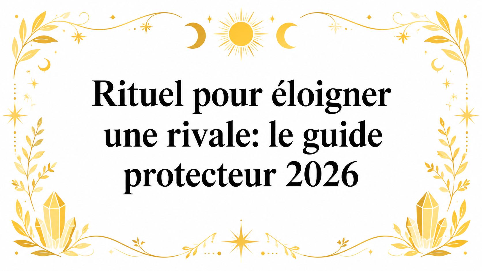 Rituel pour éloigner une rivale: le guide protecteur 2026 ritual to ward off a rival magic guide