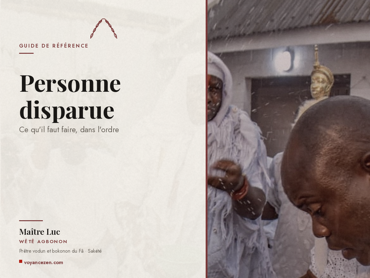personne disparue
