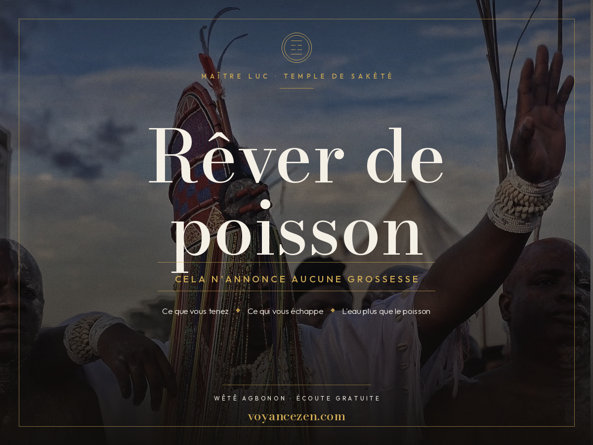rêver de poisson