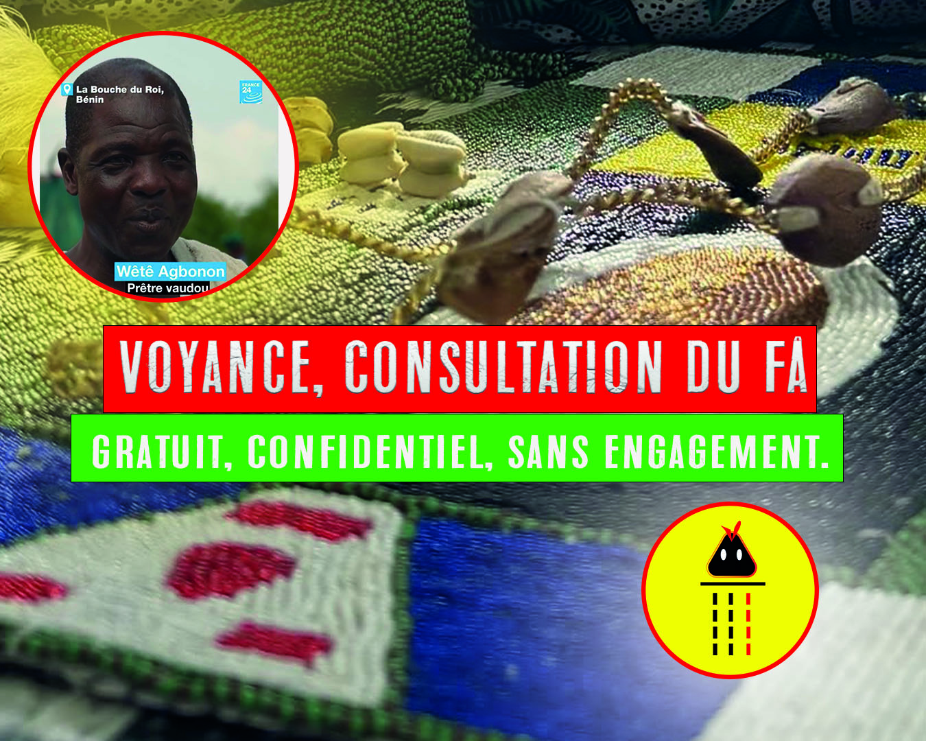 Voyance & consultation — Maître Luc, prêtre du vodun à Sakété
