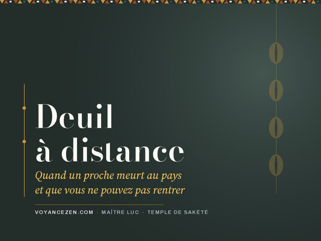 Deuil à distance : quand un proche meurt au pays et que vous ne pouvez pas rentrer