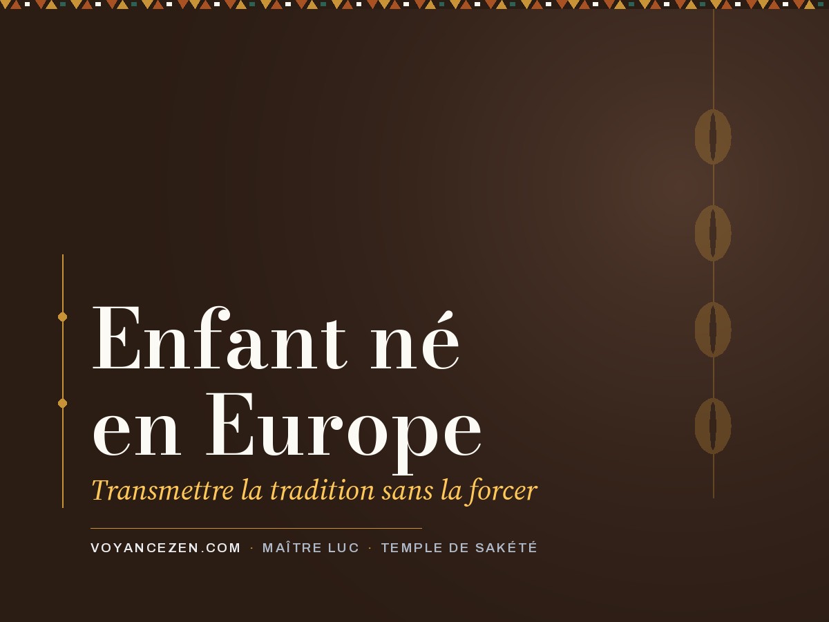 Enfant né en Europe : transmettre la tradition sans la forcer